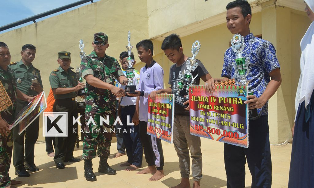 46 Pelajar Ikut Lomba Renang Kodim 1001 Kanal Kalimantan