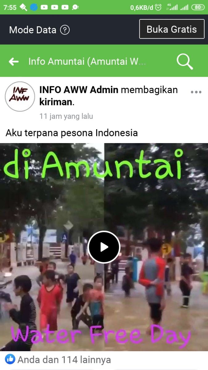 Resepsi Di Tengah Banjir