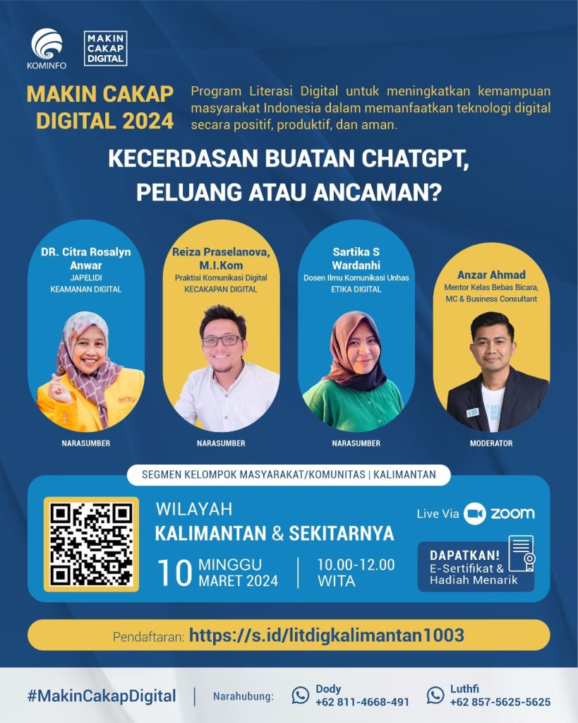 WEBINAR Indonesia Makin Cakap Digital KEMENKOMINFO RI 